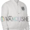 F1 The Movie 2025 Damson Idris White Bomber Jacket right