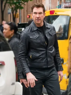 FBI Most Wanted S06 Dylan McDermott Black Leather Jacket