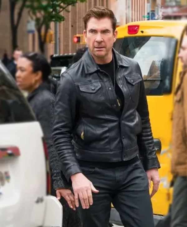 FBI Most Wanted S06 Dylan McDermott Black Leather Jacket