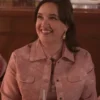 FBI Most Wanted S06 Hana Gibson Pink Suede Jacket Side