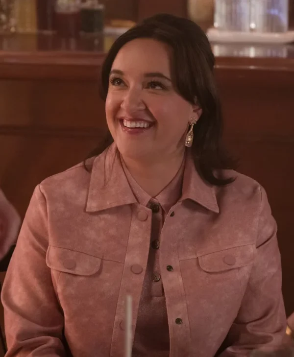 FBI Most Wanted S06 Hana Gibson Pink Suede Jacket Side