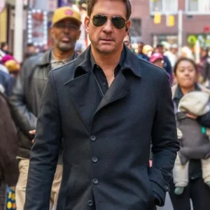 FBI Most Wanted S06 Remy Scott Black Wool Coat