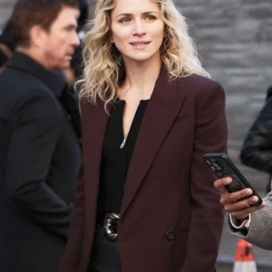 FBI Most Wanted S06 Shantel VanSanten Maroon Blazer Side