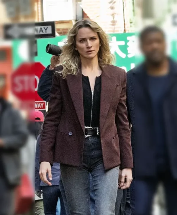 FBI Most Wanted S06 Shantel VanSanten Maroon Blazer