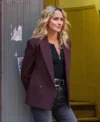 FBI Most Wanted S06 Shantel VanSanten Maroon Blazer Front