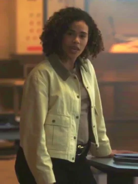 FBI Most Wanted S06 Sheryll Barnes Beige Cotton Jacket