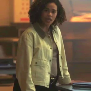 FBI Most Wanted S06 Sheryll Barnes Beige Cotton Jacket