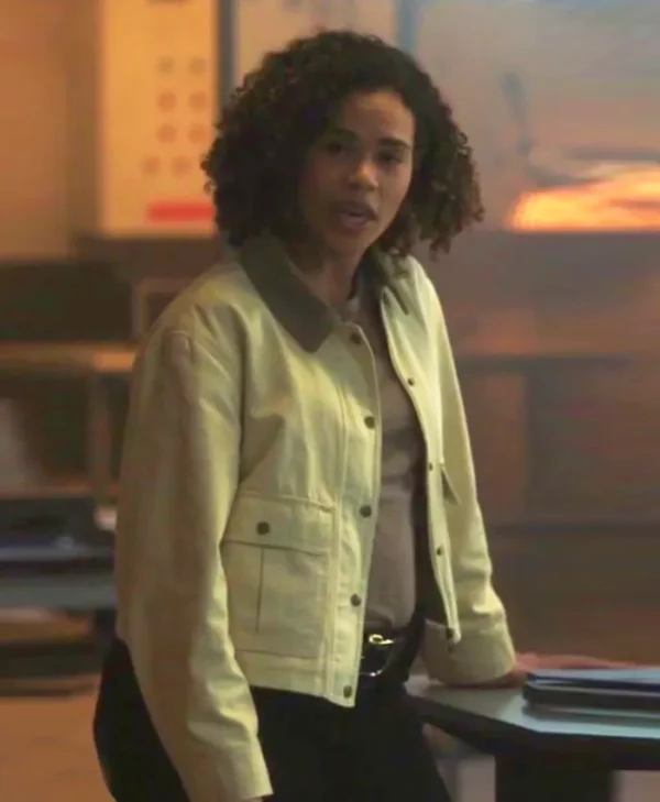 FBI Most Wanted S06 Sheryll Barnes Beige Cotton Jacket