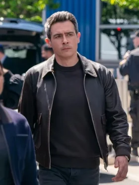 FBI S07 John Boyd Bomber Leather Jacket