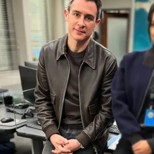 FBI S07 John Boyd Bomber Brown Leather Jacket