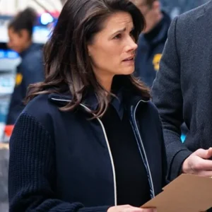 FBI S07 Missy Peregrym Blue Bomber Jacket