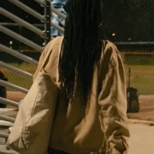 Forever S01 Lovie Simone Brown Cotton Jacket