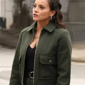 Found S02 Gabrielle Walsh Green Wool Jacket