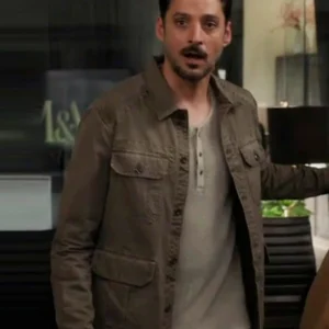 Found S02 Karan Oberoi Brown Cotton Jacket Side