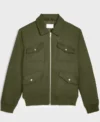 Found S02 Karan Oberoi Green Bomber Jacket