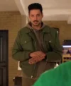 Found S02 Karan Oberoi Green Bomber Cotton Jacket
