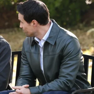 Found S02 Mark Trent Black Leather Jacket