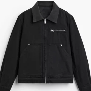 Found S02 Parker Queenan Black Denim Jacket