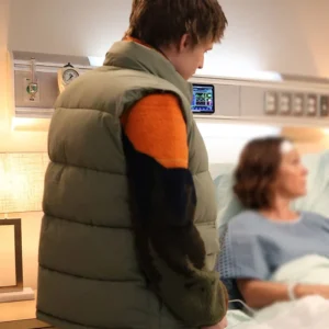 Found S02 Parker Queenan Green Puffer Vest