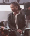 Found S02 Shanola Hampton Black Leather Jacket