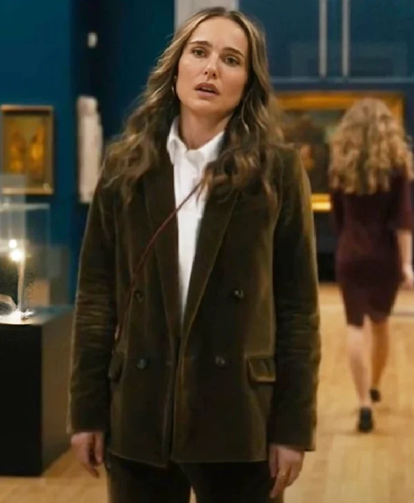Fountain of Youth 2025 Natalie Portman Velvet Blazer