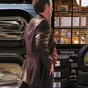 Georgie and Mandys First Marriage S01 Matthew Letscher Leather Blazer