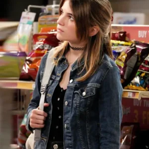 Georgie and Mandys First Marriage S01 Raegan Revord Denim Jacket Back