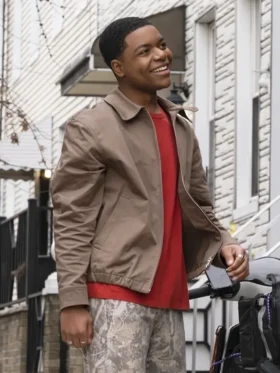 Goosebumps S02 Elijah M. Cooper Brown Jacket