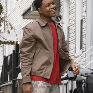 Goosebumps S02 Elijah M. Cooper Brown Jacket