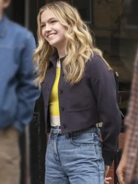 Goosebumps S02 Jayden Bartels Purple Cropped Jacket