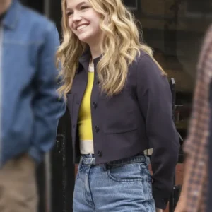 Goosebumps S02 Jayden Bartels Purple Cropped Jacket