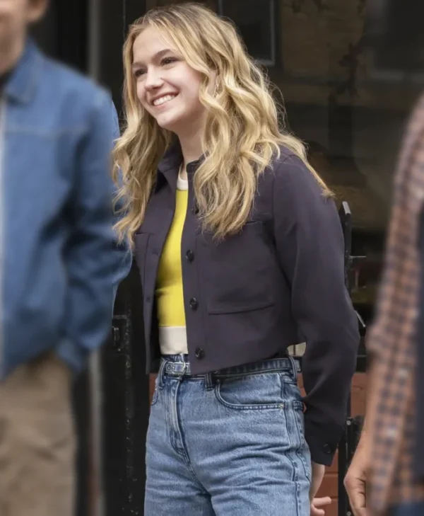 Goosebumps S02 Jayden Bartels Purple Cropped Jacket