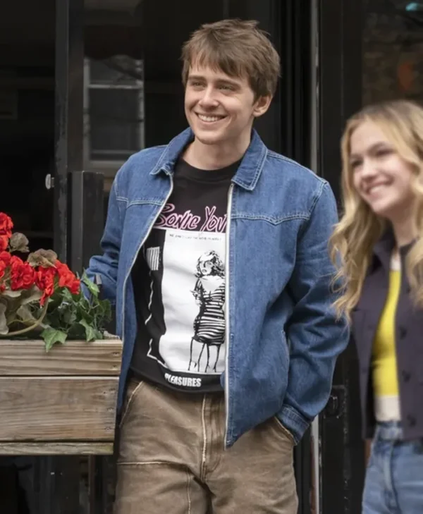 Goosebumps S02 Sam McCarthy Denim Jacket Side