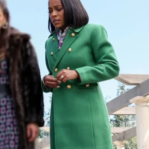 Grosse Pointe Garden Society S01 Catherine Green Wool Coat