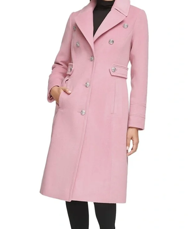 Grosse Pointe Garden Society S01 Catherine Pink Coat