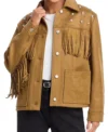 Hacks S04 Dance Mom Brown Fringe Jacket