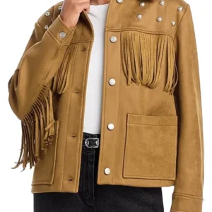 Hacks S04 Dance Mom Brown Fringe Jacket