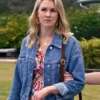 Hats Off to Love 2025 Ginna Claire Mason Blue Denim Jacket Side