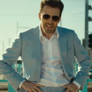 Honey Don't! 2025 Chris Evans Blue Blazer