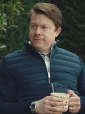 I Jack Wright S01 Daniel Rigby Blue Puffer Jacket