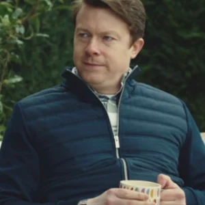 I Jack Wright S01 Daniel Rigby Blue Puffer Jacket