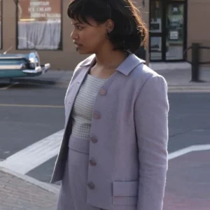 IT Welcome to Derry S01 Taylour Paige Purple Coat