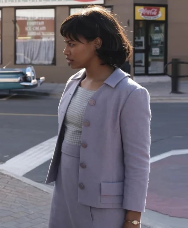 IT Welcome to Derry S01 Taylour Paige Purple Coat