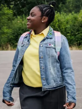 Just Act Normal S01 Kaydrah Walker-Wilkie Denim Jacket Side