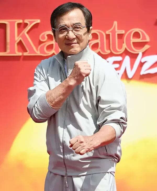 Karate Kid Legends 2025 Jackie Chan White Cotton Bomber Jacket