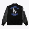 LA Dodgers Black Vintage Varsity
