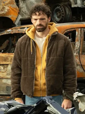 Last Bullet 2025 Alban Lenoir Corduroy Jacket Back
