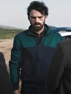 Last Bullet 2025 Alban Lenoir Green Jacket Back