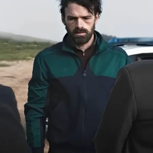 Last Bullet 2025 Alban Lenoir Green Jacket Back