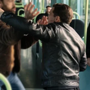 Last Bullet 2025 Quentin D'Hainaut Black Leather Jacket